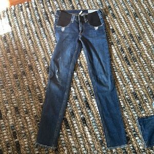 Maternity size 25 rag & bone distressed skinny jeans